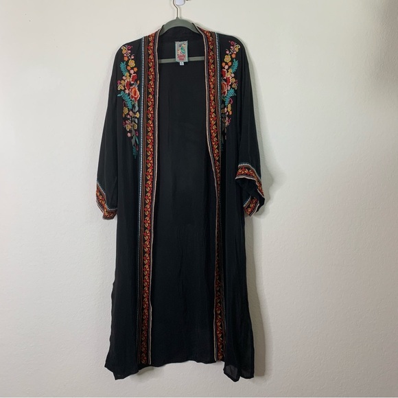 Johnny Was Vanessa embroidered floral kimono duster XS - Picture 2 of 10